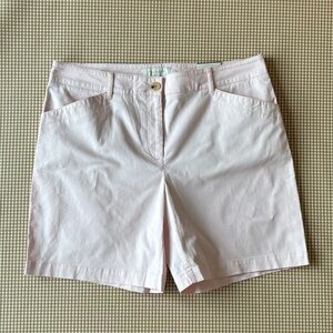 Talbots Weekend Twill shorts. Light pink. Size 12. NWT